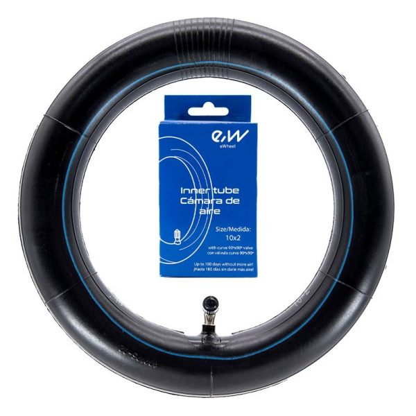 Cámara aire 10×2 VC 90×90º [Ewheel]