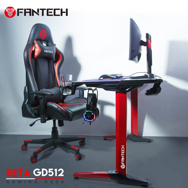 Escritorio FANTECH BETA GD512/LUZ LED/ GESTIÓN DE CABLEADO  REACONDICIONADO - Imagen 2