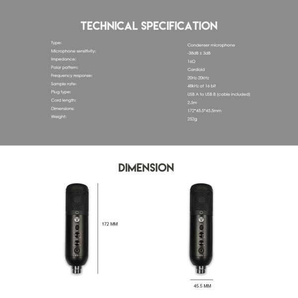 Fantech Leviosa Micrófono Gaming Pro RGB - Imagen 6