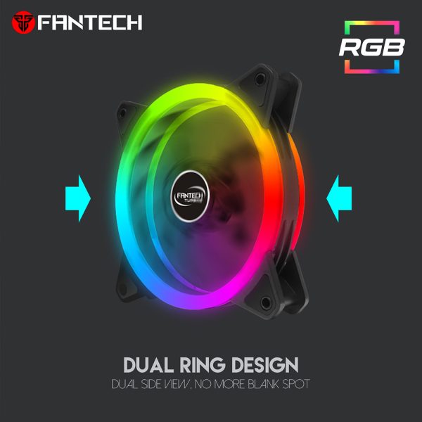 PACK 3 VENTILADORES RGB FC-124 FANTECH - Imagen 7