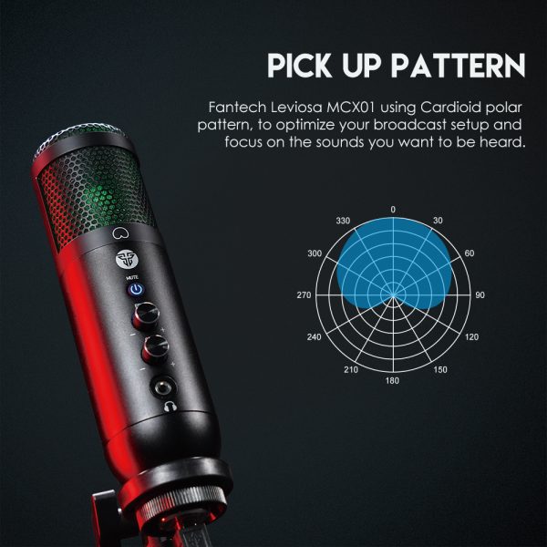 Fantech Leviosa Micrófono Gaming Pro RGB - Imagen 5