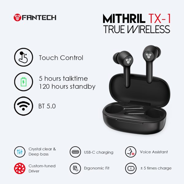 Fantech MITHRIL True Wireless Auriculares Inalámbricos - Imagen 2