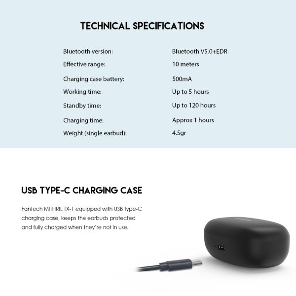 Fantech MITHRIL True Wireless Auriculares Inalámbricos - Imagen 7