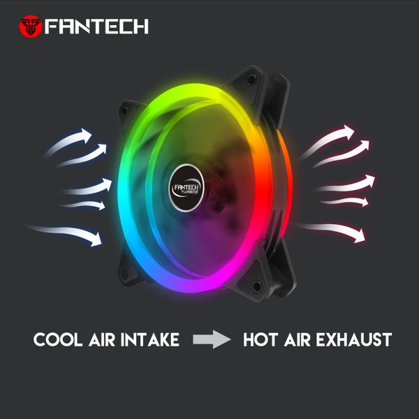 PACK 3 VENTILADORES RGB FC-124 FANTECH - Imagen 6