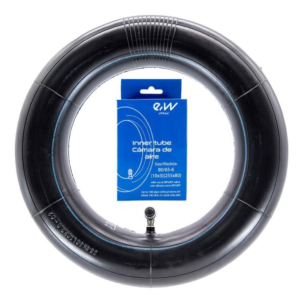 Cámara de aire 80/65-6(10×3)(255×80) VC 90x90º [Ewheel]