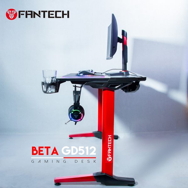 Escritorio FANTECH BETA GD512/LUZ LED/ GESTIÓN DE CABLEADO  REACONDICIONADO