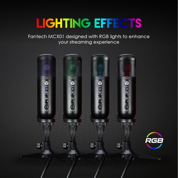 Fantech Leviosa Micrófono Gaming Pro RGB - Imagen 2