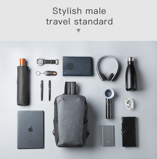 Bandolera Unisex Kingsons para tablet/repelente al agua/ cargador usb - Imagen 6