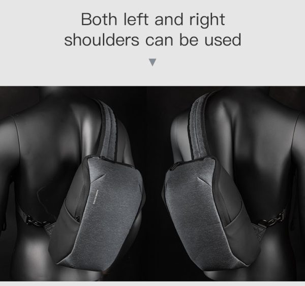 Bandolera Unisex Kingsons para tablet/repelente al agua/ cargador usb - Imagen 5