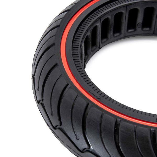 Rueda maciza ultraligera 9,5x2,5 roja para NIU - Imagen 2
